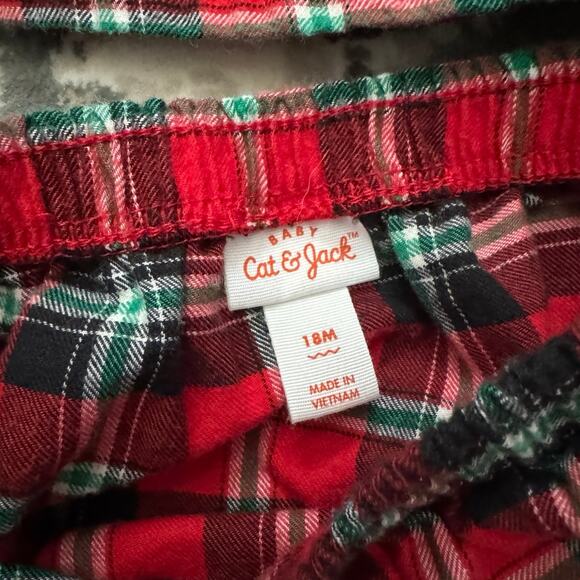 Cat & Jack Plaid 2 Piece Outfit - Size 18 months - Picture 5 of 5